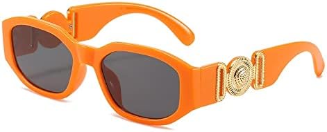 

Дизайнерские винтажные солнцезащитные очки маленького прямоугольного размера для женщин и мужчин, ретро-очки с градиентными линзами, женские солнцезащитные очки UV400 MTZJH, C7