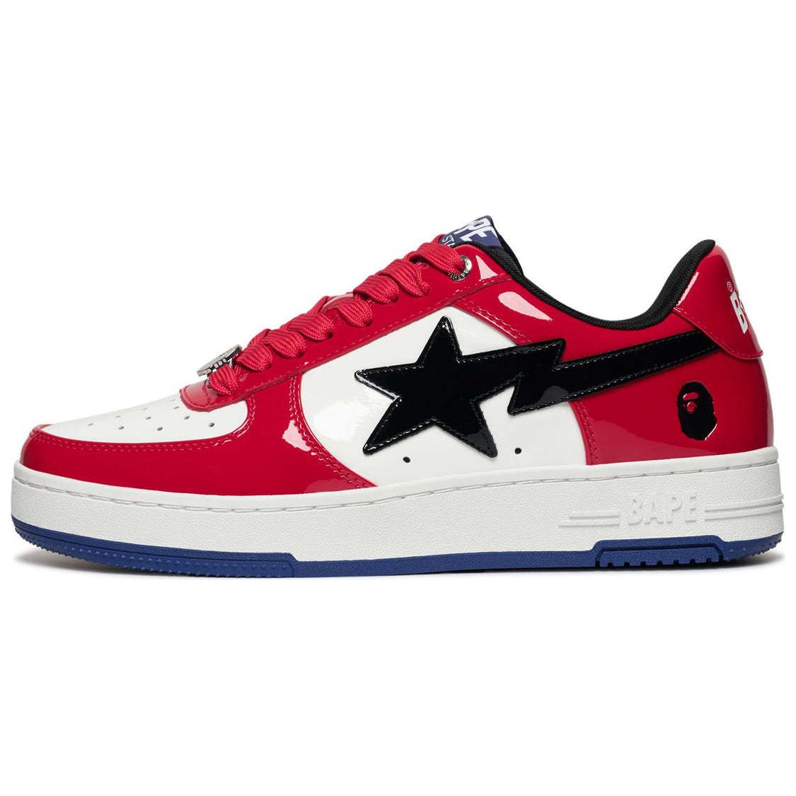 

A BATHING APE STA Лоу-топ скейтборд кроссовки унисекс красные, цвет Red