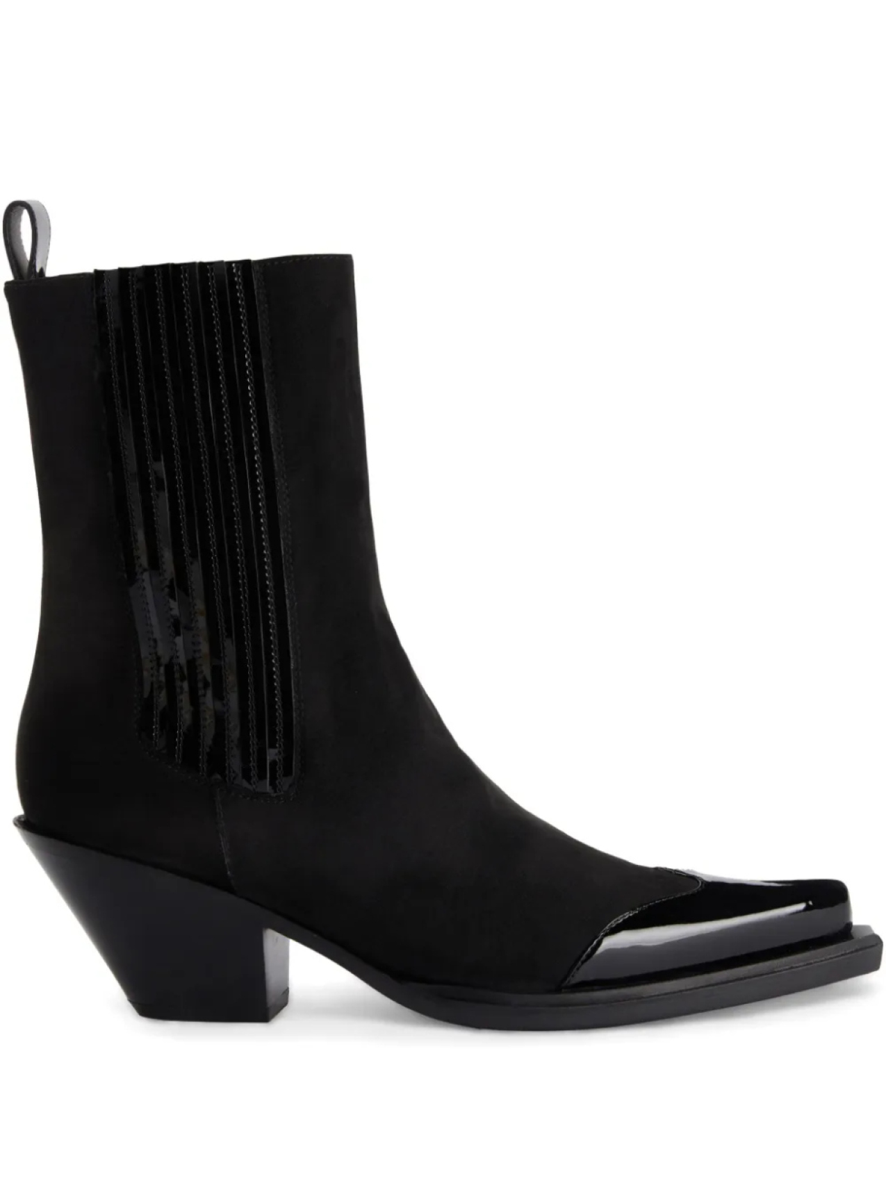 Замшевые ботильоны Alexandre Vauthier, черный