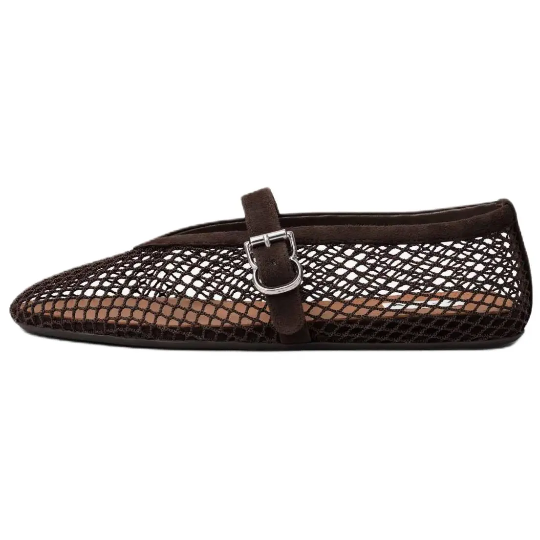 Alaia Туфли Мэри Джейн на плоской подошве, женские, коричневые
