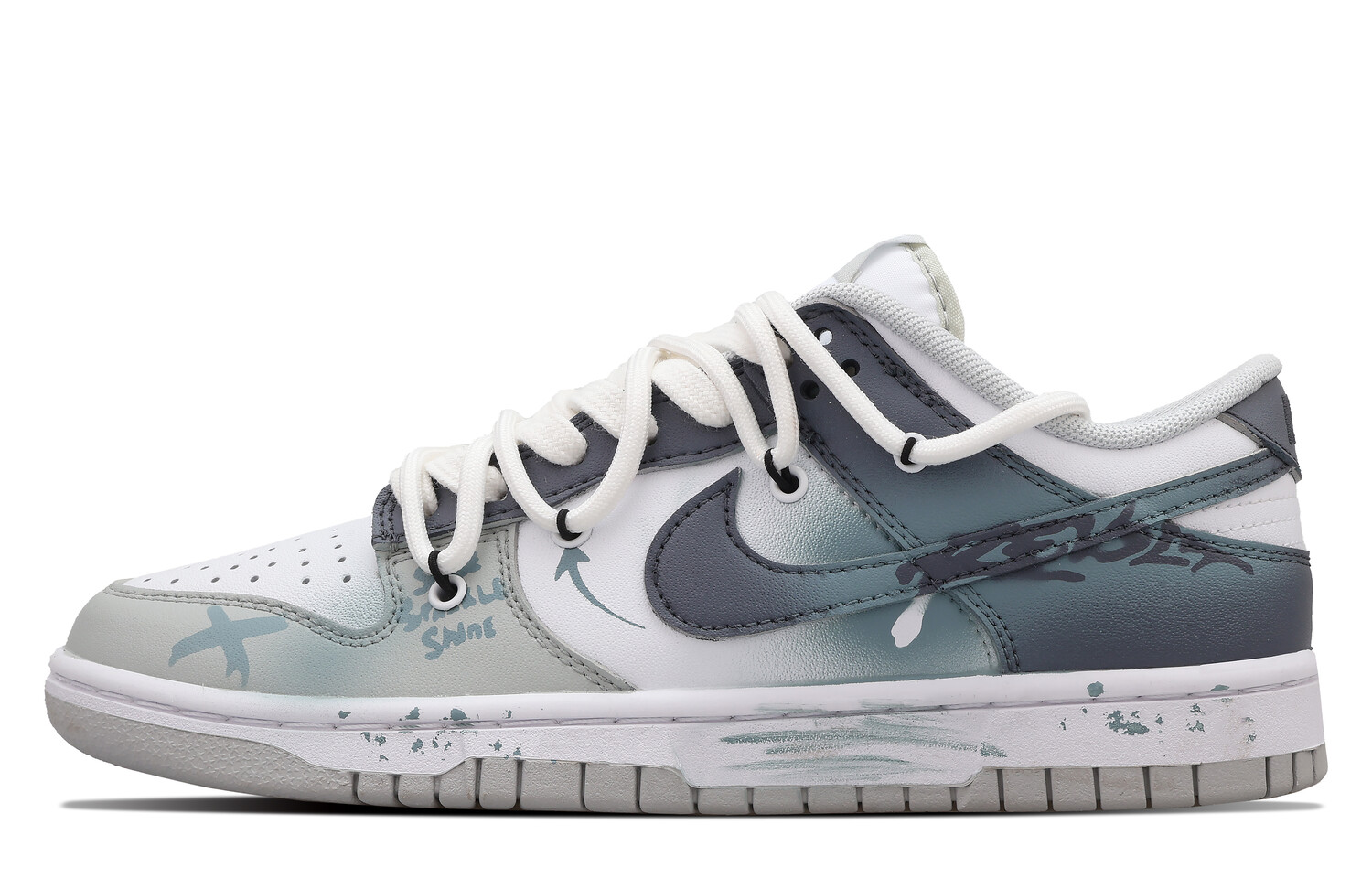 

Мужские кроссовки для скейтбординга Nike Dunk, Misty gray-blue
