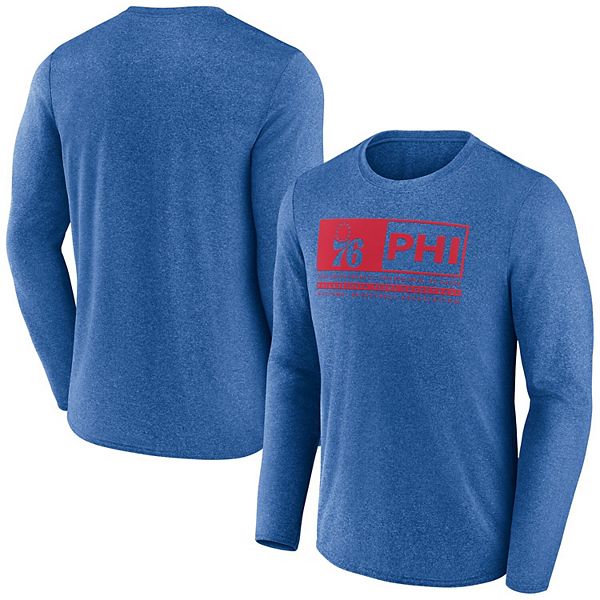 

Футболка philadelphia 76ers three-point play heather royal Unbranded