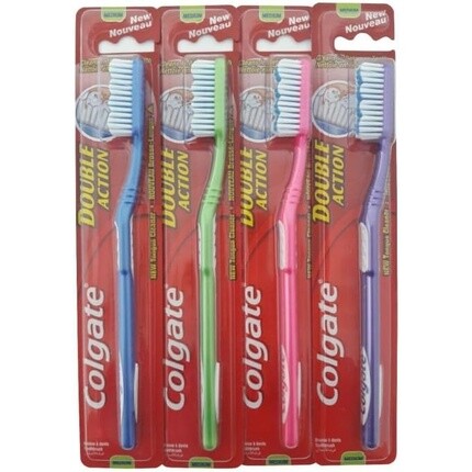 

Зубная щетка двойного действия, средняя 18 см, Colgate