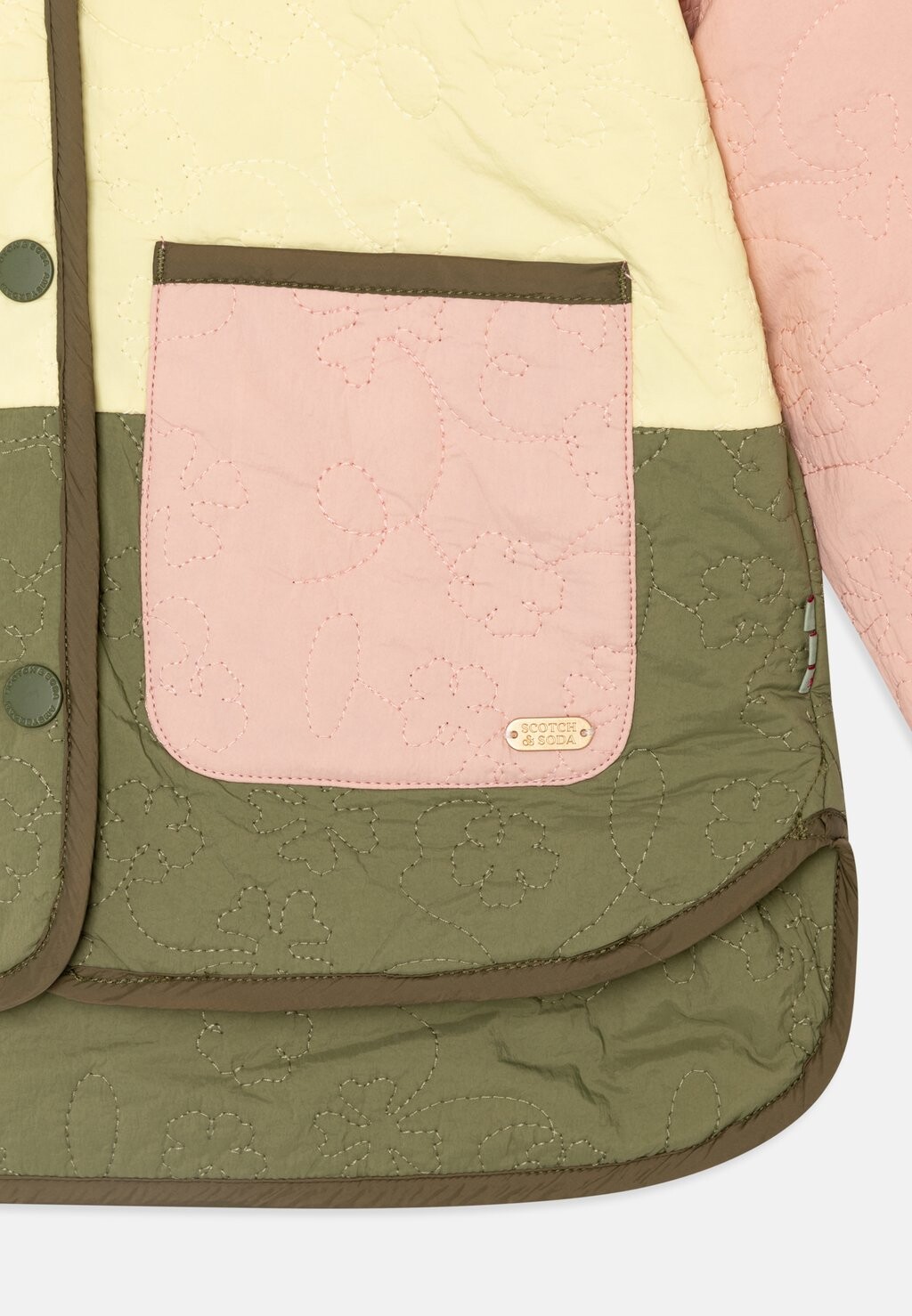 

Зимняя куртка REVERSIBLE LIGHT PADDED Scotch & Soda, зеленый