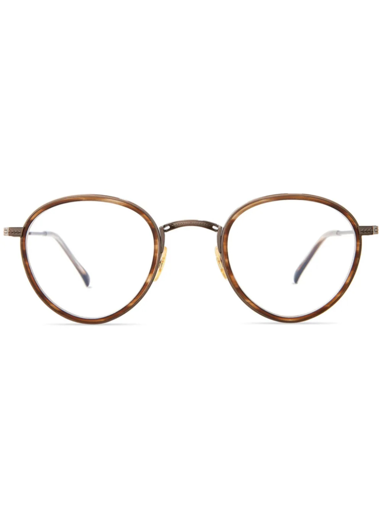 

MR. LEIGHT очки Bristol C в круглой оправе, коричневый