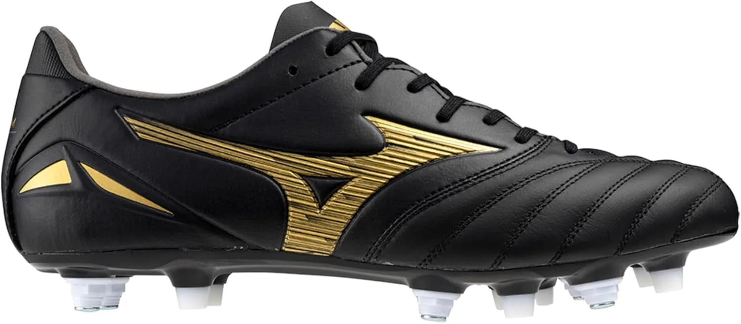 Мужские регбийные бутсы Mizuno IV Mix для мягкого грунта, черный/золотой