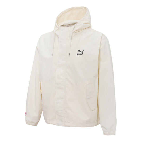 

Куртка windbreaker hoodied jacket 'white' Puma, белый