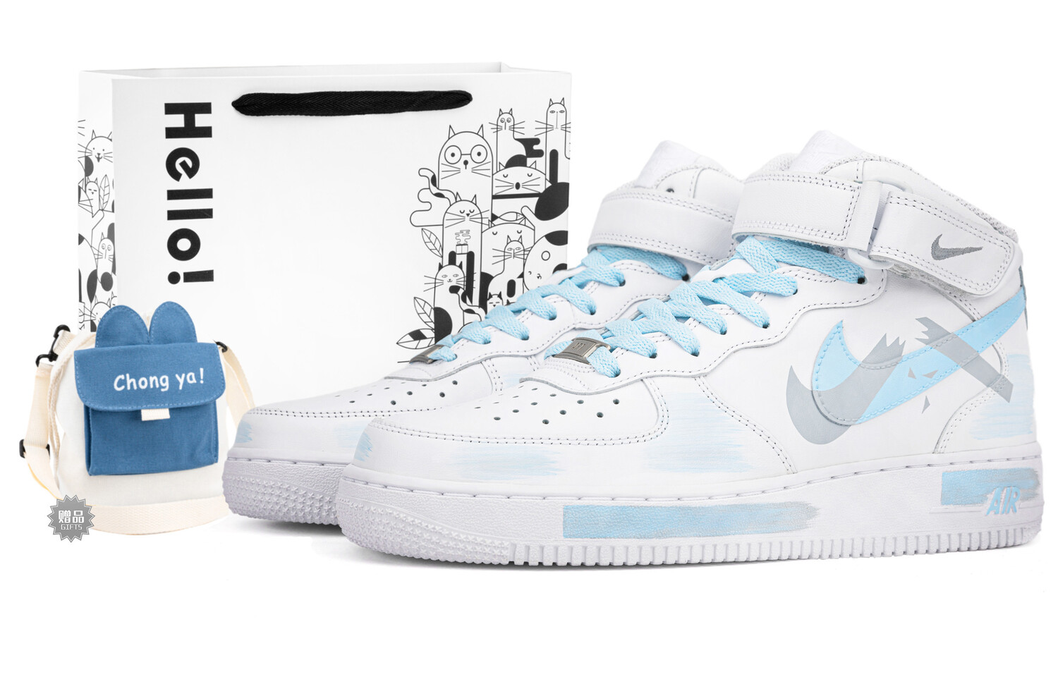 

Мужские баскетбольные кроссовки Nike Air Force 1 Vintage, White