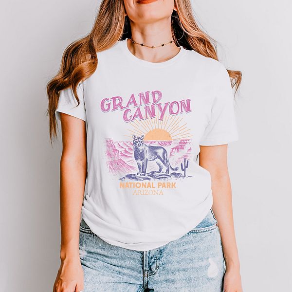 

Футболка с коротким рукавом Grand Canyon National Park Cougar Simply Sage Market, White