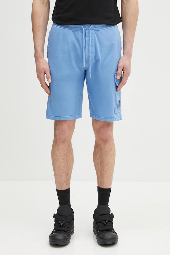 

Хлопковые шорты C.P. Company, синий