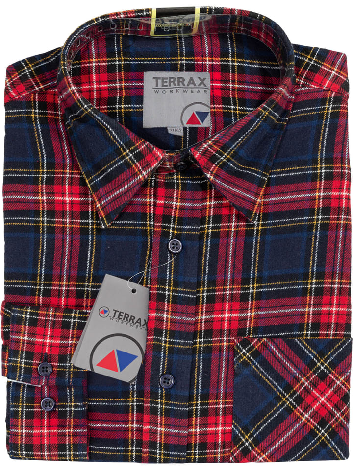 

Рубашка фланелевая TERRAX Clothing 81032-3168, 105 см, цвет красный TERRAX