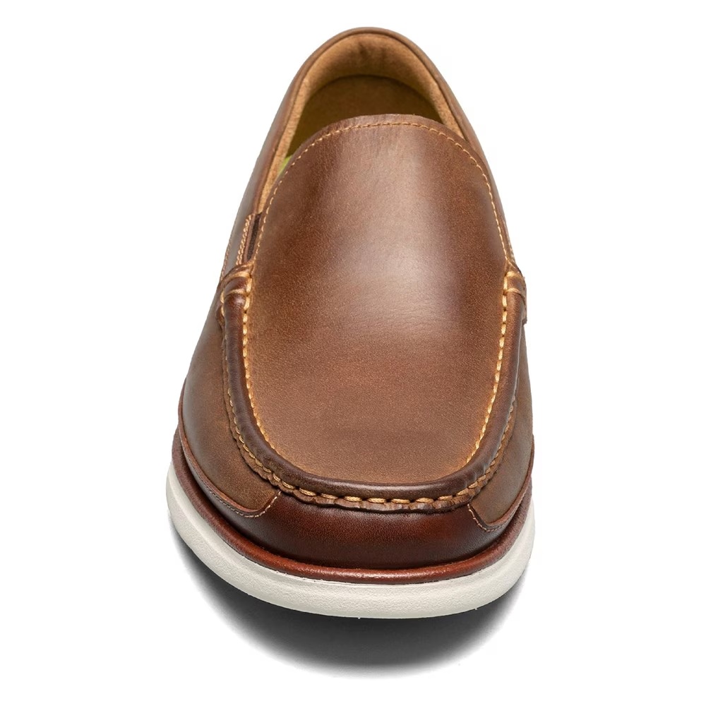 Туфли лоферы с мокасинным носом Tropics venetian от Florsheim, brown — фото 3