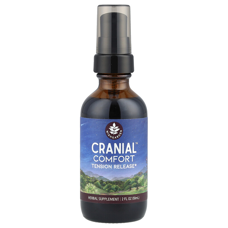

WishGarden Herbs, Cranial Comfort с корой ивы и лавандой, 59 мл (2 жидк. унц.)