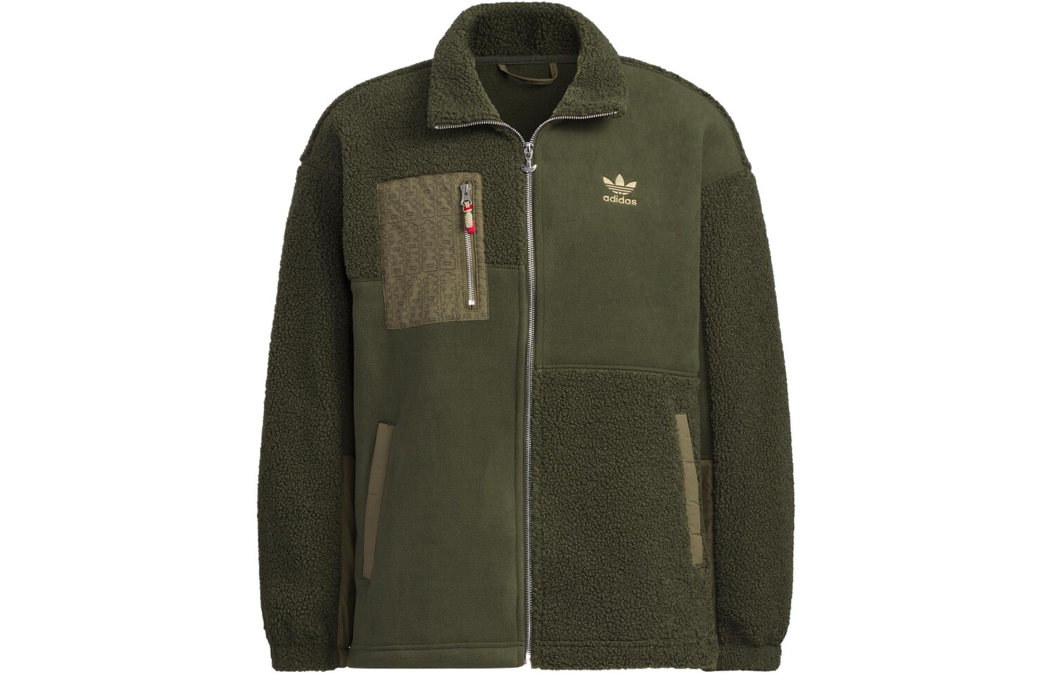 

Бархатная куртка мужская Night Sky Cargo Green Adidas Originals, зеленый