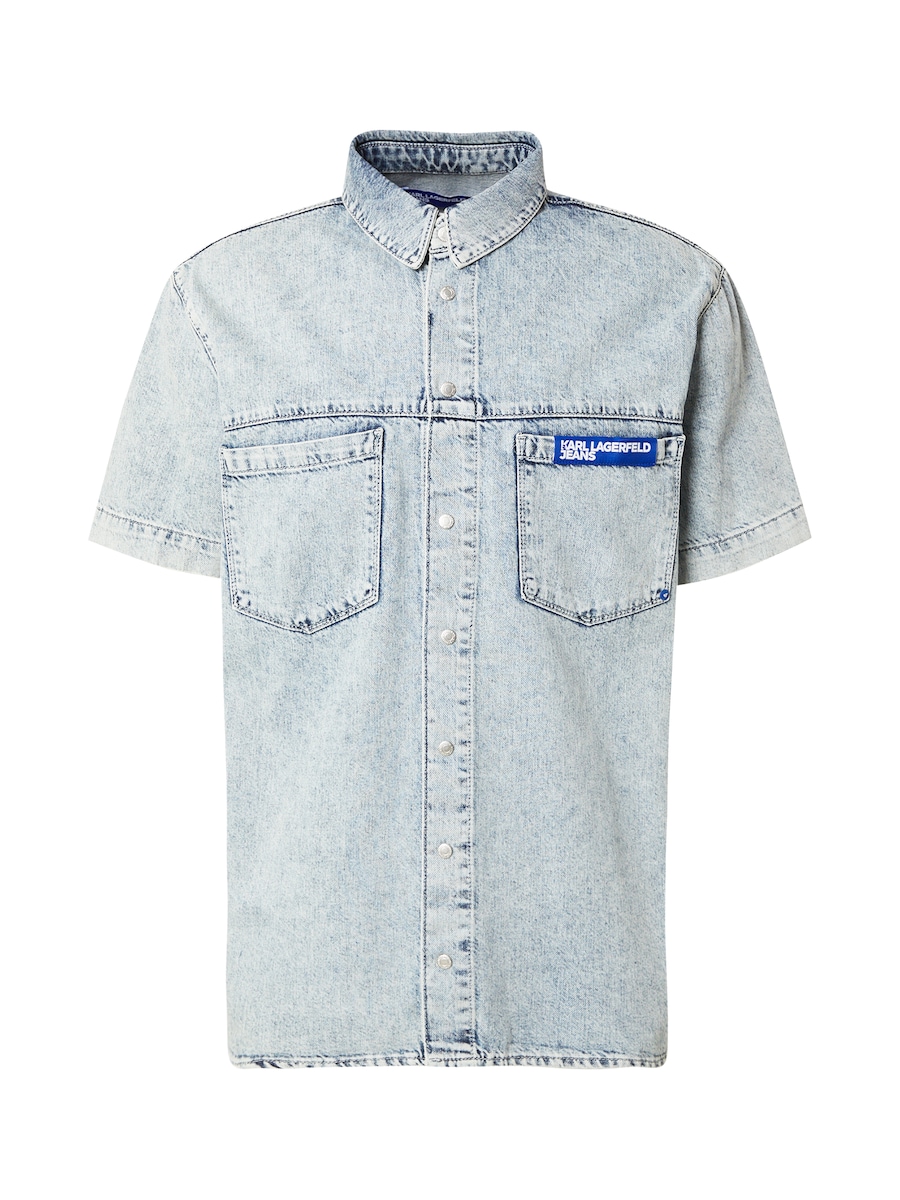 

Рубашка на пуговицах классического кроя KARL LAGERFELD JEANS, Blue Denim