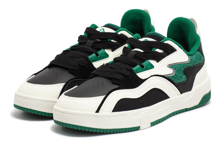 Мужские кеды для скейтбординга Tipping с низким верхом Feather White/malachite 361° — фото 3