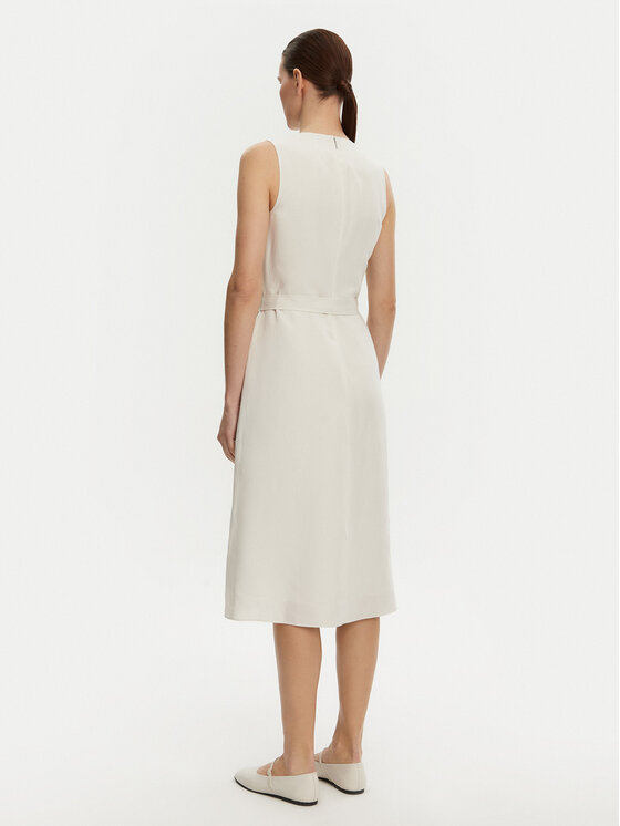 Летнее платье стандартный крой K20K208424 Calvin Klein, бежевый — фото 3