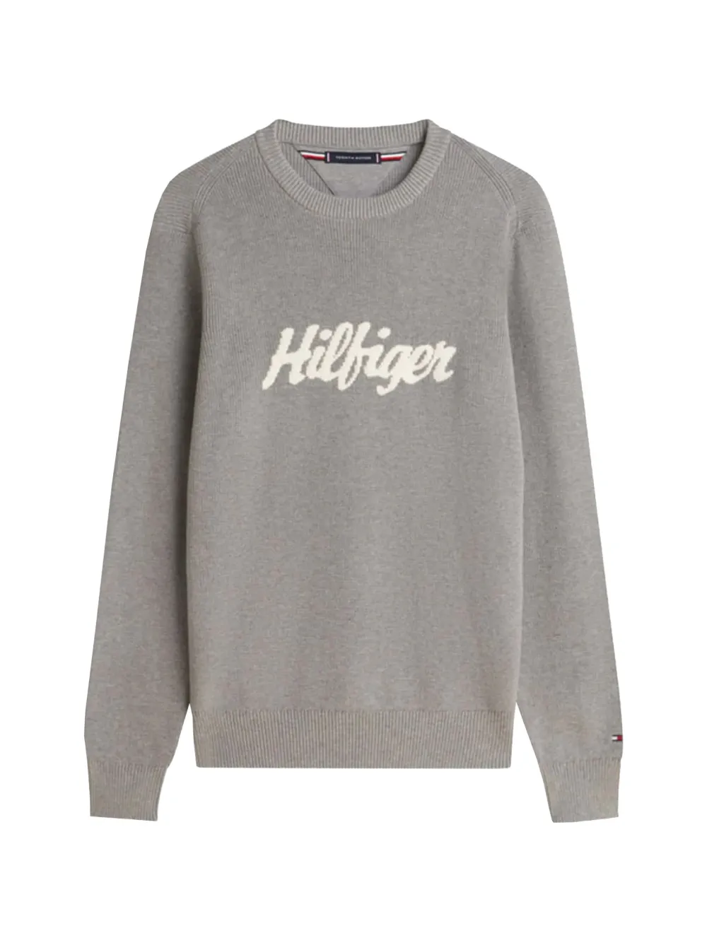 

Свитер с круглым вырезом Tommy Hilfiger, серый