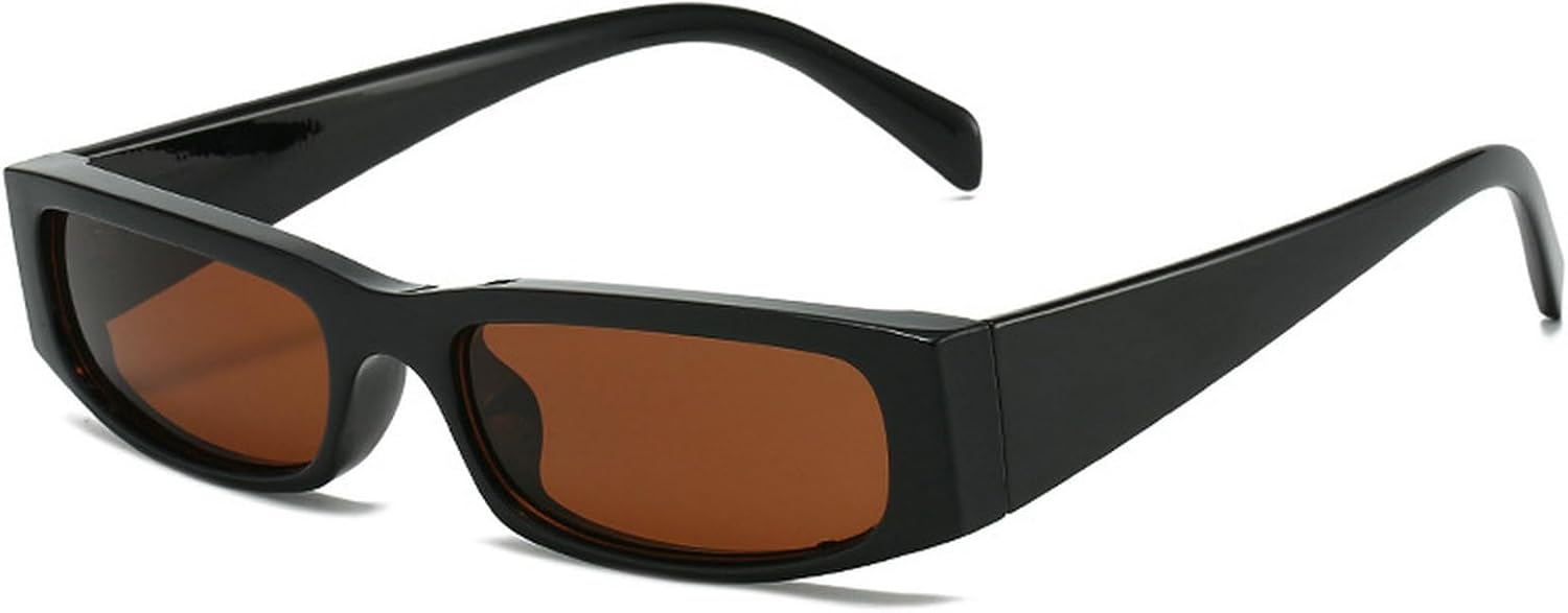 

Солнцезащитные очки в стиле ретро прямоугольной формы для женщин и мужчин, 90-е годы, маленькие винтажные квадратные солнцезащитные очки, модные прямоугольные очки mincl, C4