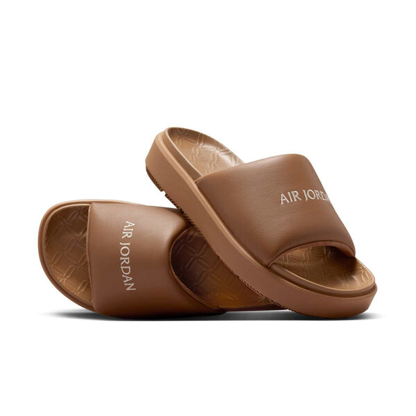 Тапочки sophia 'archaeo brown legend light brown sail' Air Jordan, коричневый — фото 3
