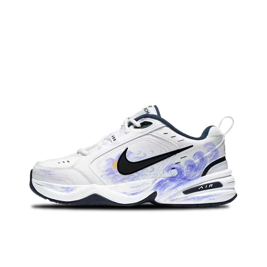 

Кроссовки Air Monarch 4 Water Teal Tide Abrasion Resistant Low top Chunky Unisex Blue White Nike, синий белый