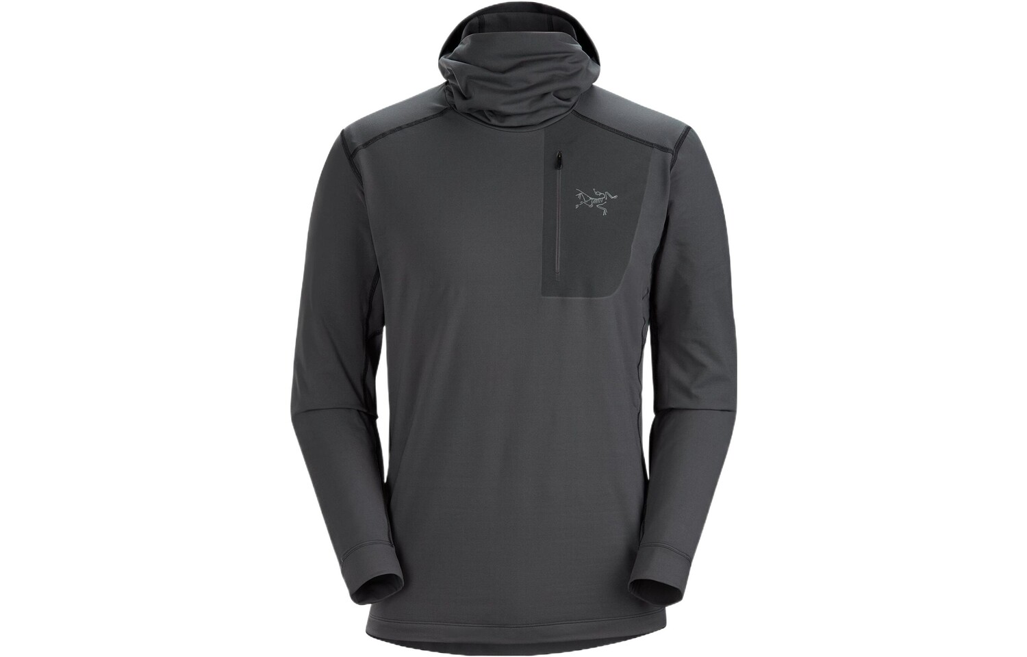 

Толстовка мужская Arcteryx с карманом на молнии, черный