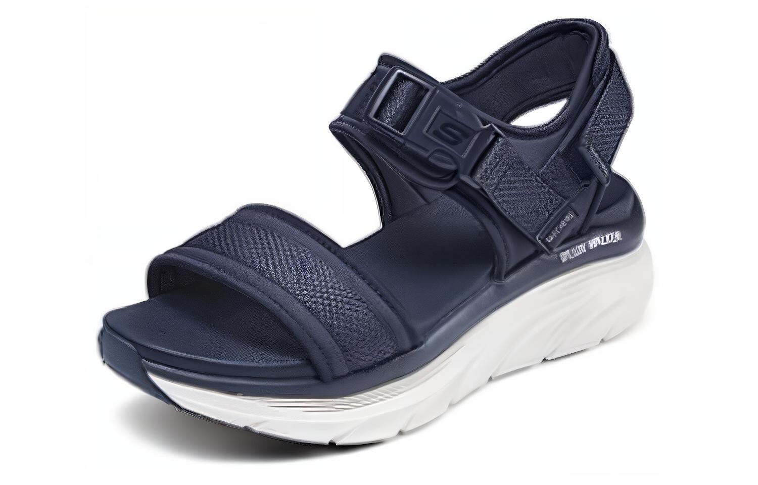 Пляжные сандалии женские темно-синие Skechers — фото 3