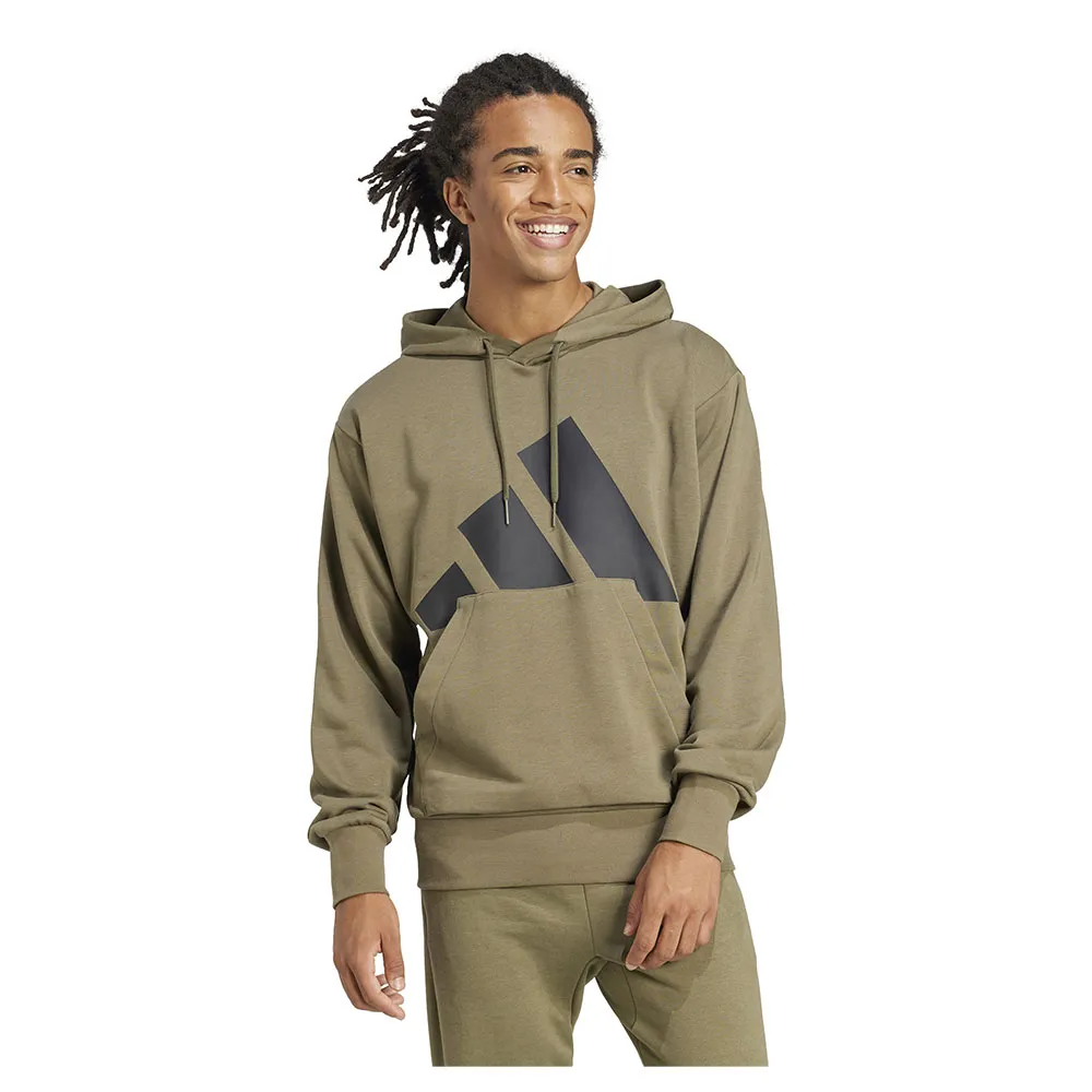 

Худи adidas Essentials Big Logo French Terry, зеленый