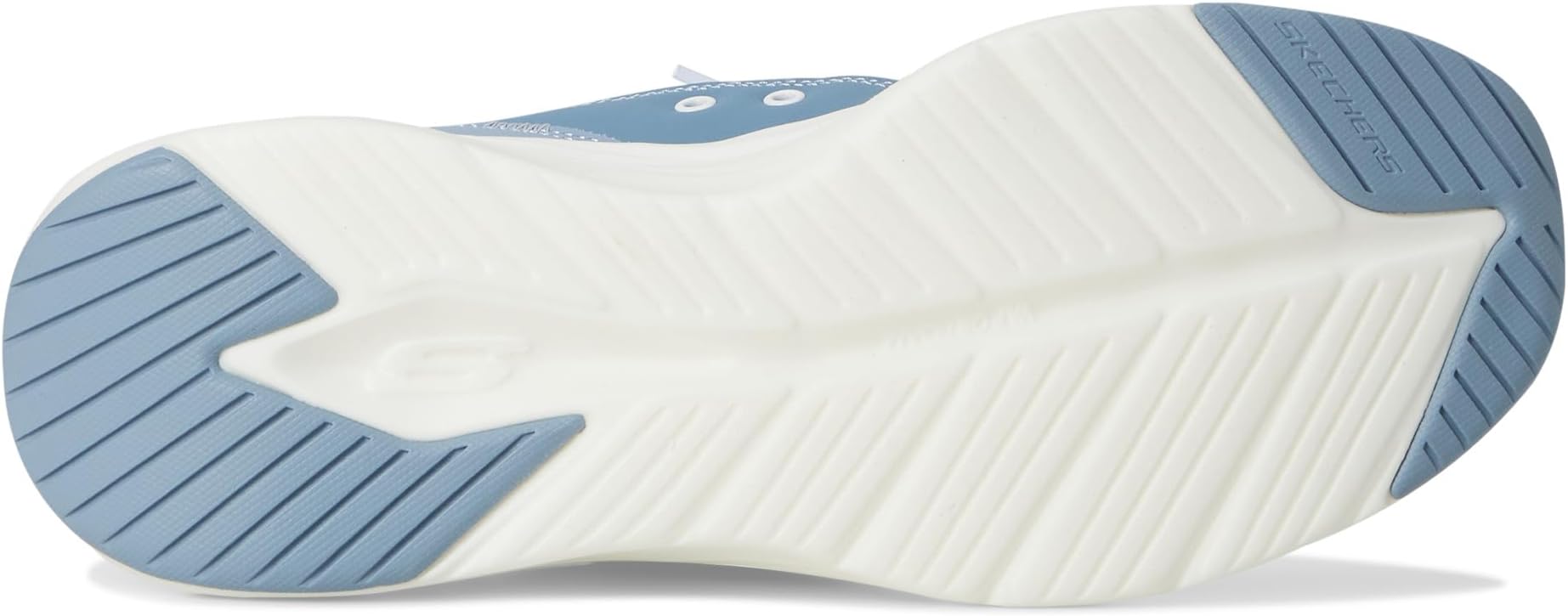 Кроссовки SKECHERS Contour Foam - Cozy Fit, цвет White/Light Blue — фото 3