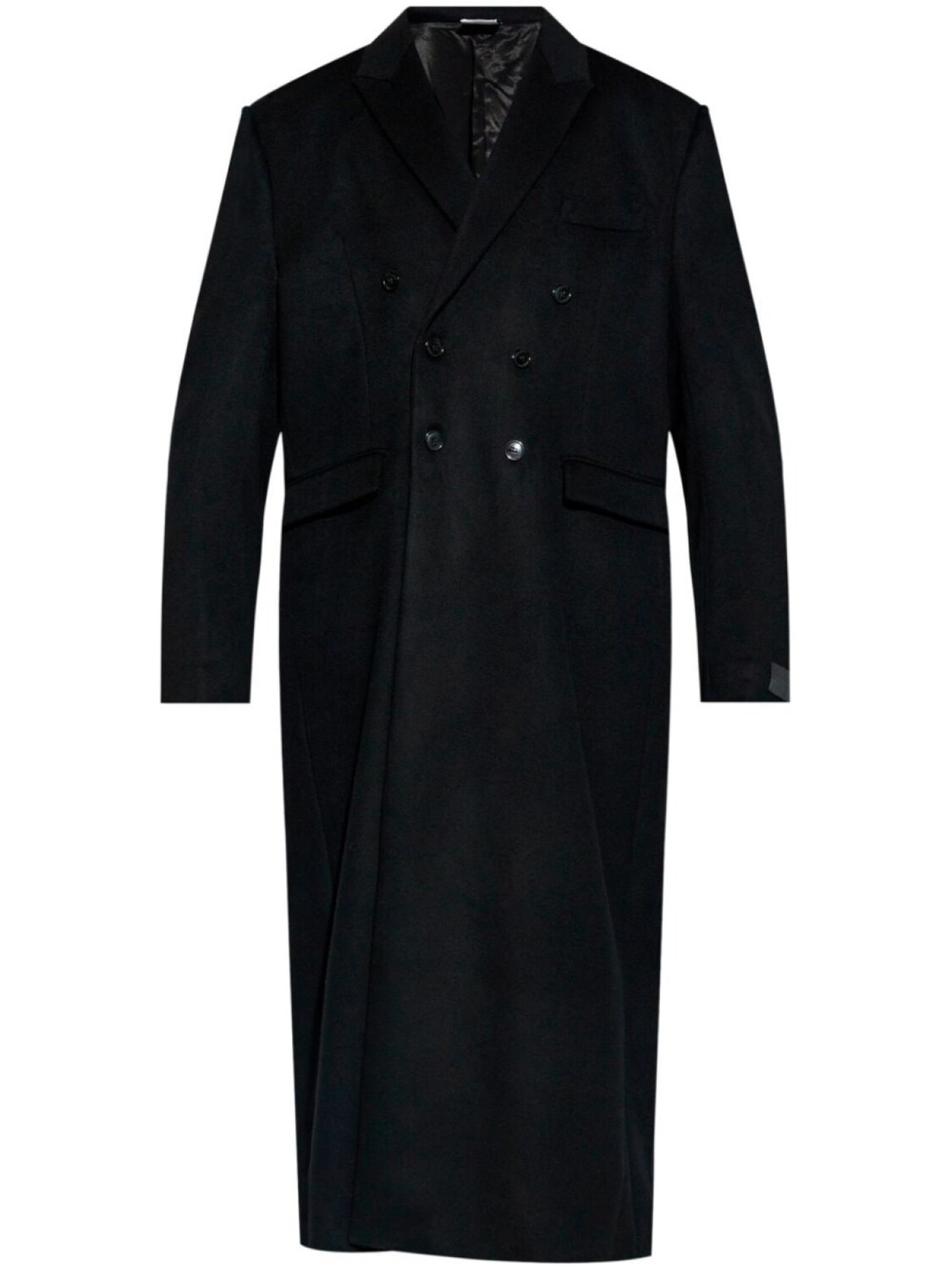 

VETEMENTS длинное шерстяное пальто, черный