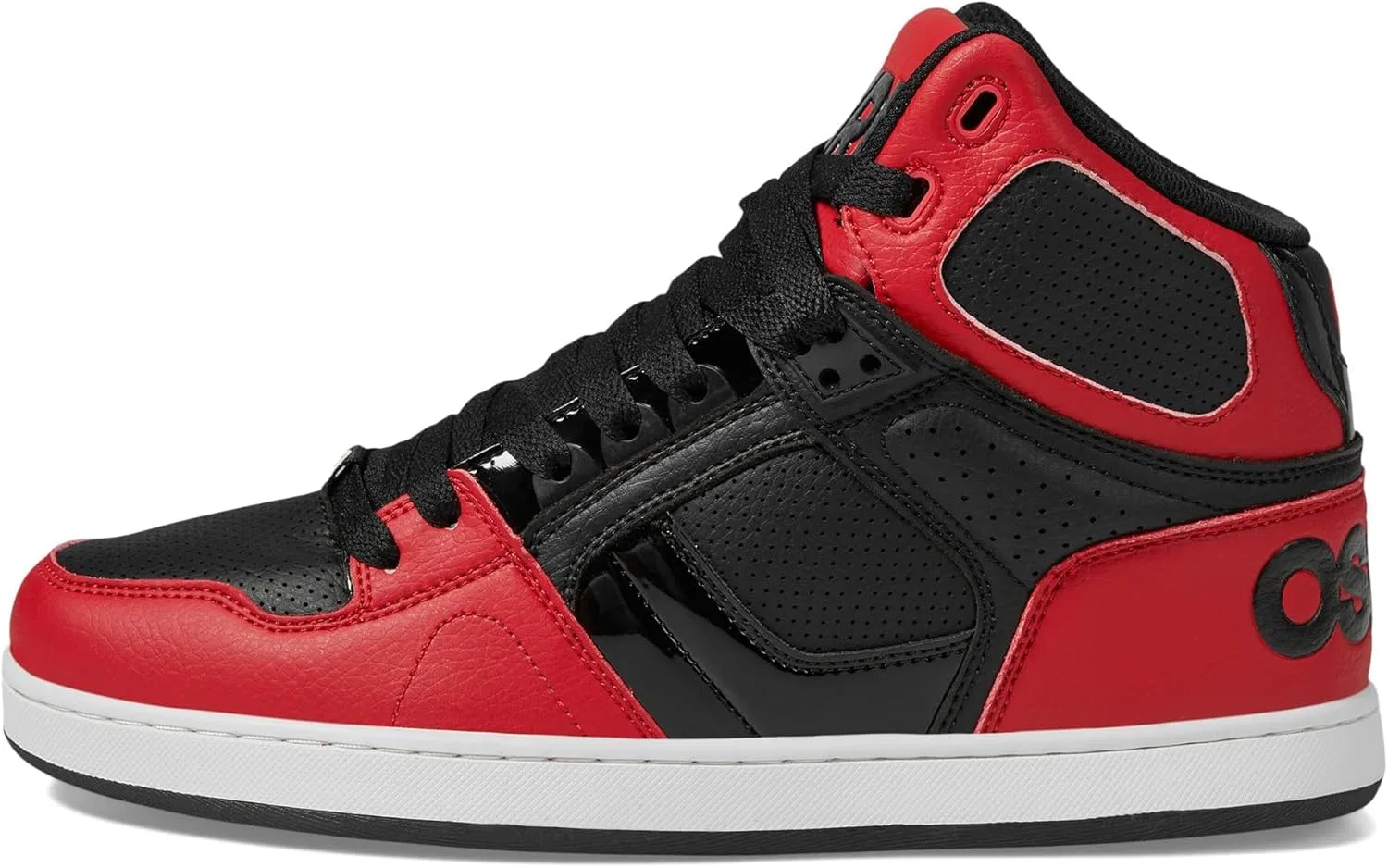 Кеды для скейтбординга Osiris, мужские, цвет Red/Black/Black — фото 4