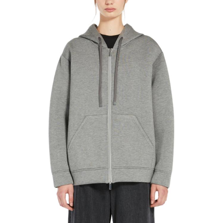 

WEEKEND MaxMara Удлинённый худи Weekend Max Mara Parsec, Medium Gray