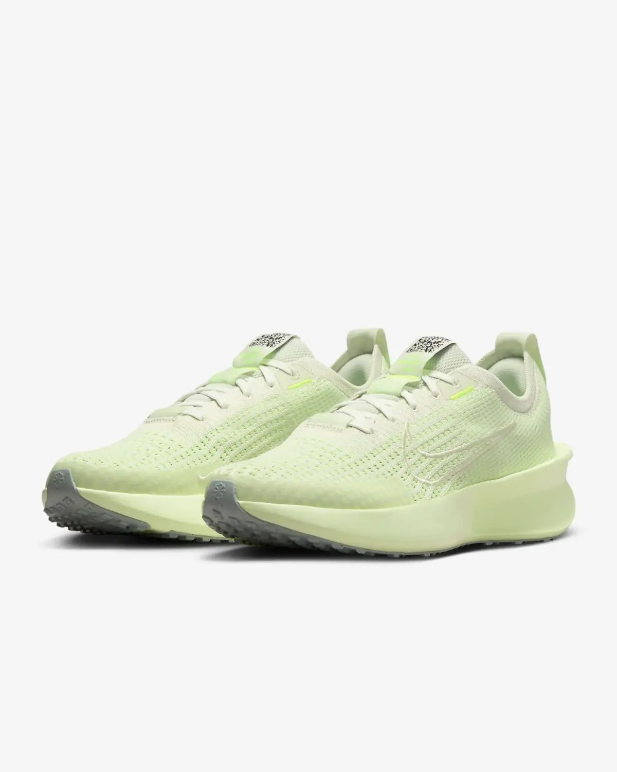Nike Interact Run FD2292-004 Кроссовки Женские 10 Barely Volt Беговые Туфли TF1706, зеленый