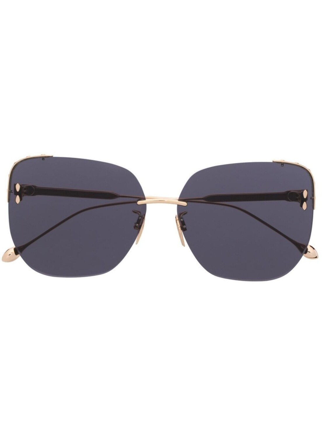 

Солнцезащитные очки в массивной оправе Isabel Marant Eyewear, синий