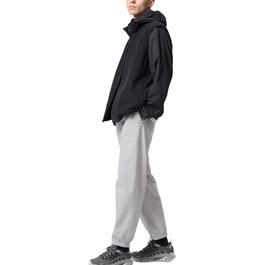 UNIQLO Мужская черная водостойкая одежда с защитой от ультрафиолета, Black — фото 4