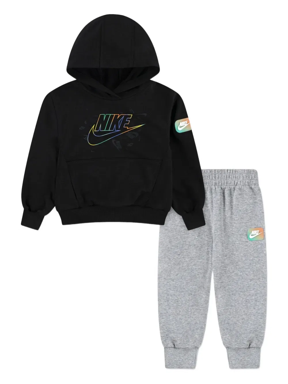 Спортивный костюм с нашивкой-логотипом Nike Kids, серый