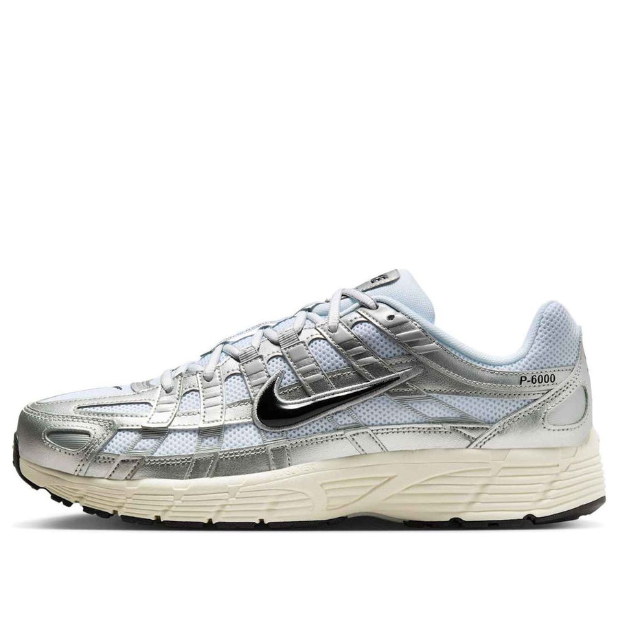

Кроссовки Nike P-6000 'White Metallic Silver Flat Silver', белый