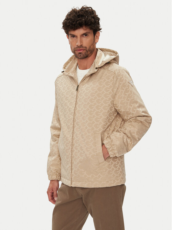 

Демисезонная куртка regular fit M5YL14 WHEW2 Guess, бежевый