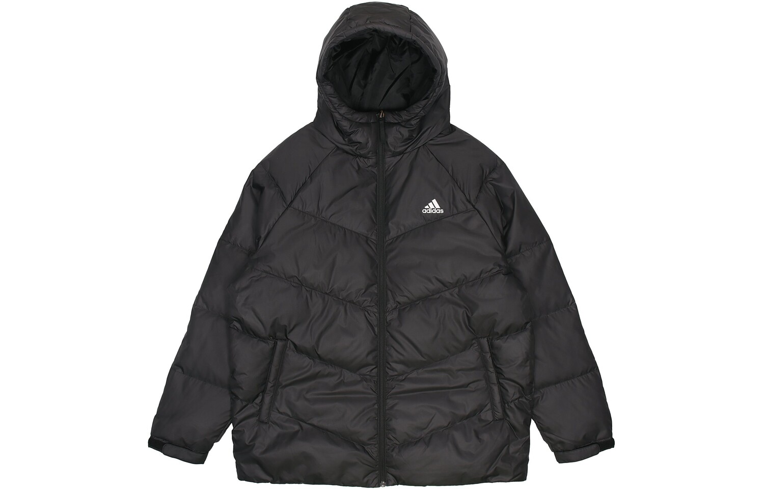 

Пуховик мужской черный Adidas, черный