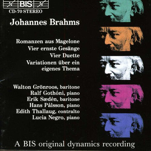 

CD диск Brahms / Saeden / Thallaug / Palsson / Negro: Songs from Magelone