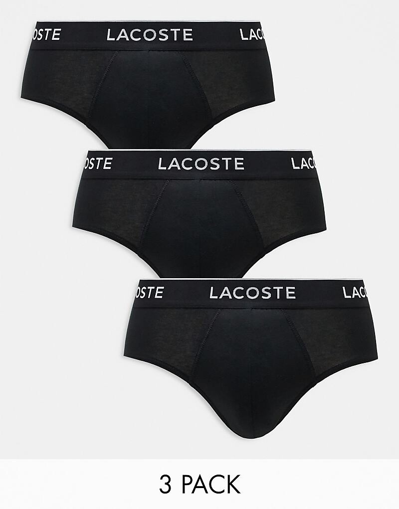 

Lacoste – Комплект из 3 пар черных трусов