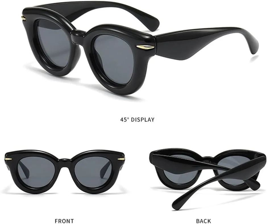 

Круглые панк-солнцезащитные очки для женщин, спортивные солнцезащитные очки в винтажном стиле стимпанк, солнцезащитные очки UV400 LANGSER, C4 Beige Brown