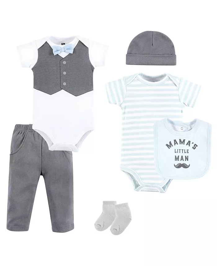 

Детский хлопковый комплект Hudson для мальчиков, Mamas Man Hudson Baby, серый