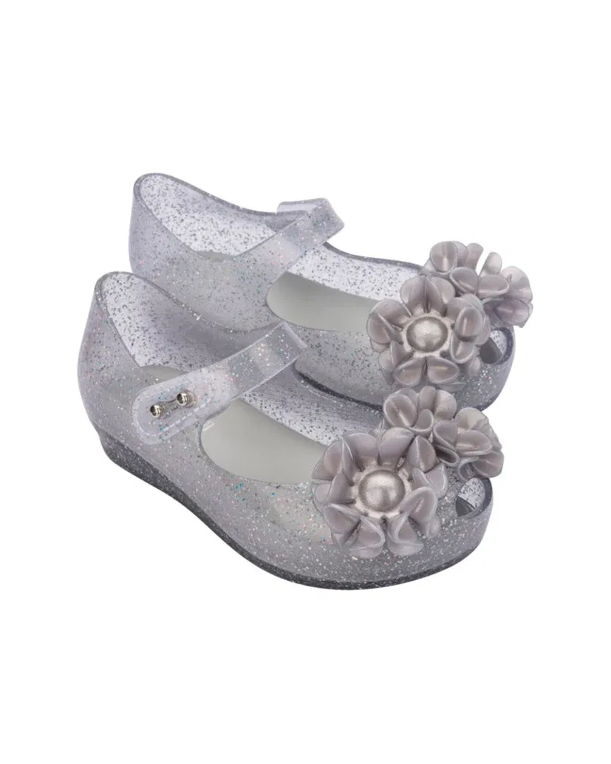 Mini Melissa Ultra girl Springtime Baby Ballerina Flat, белый