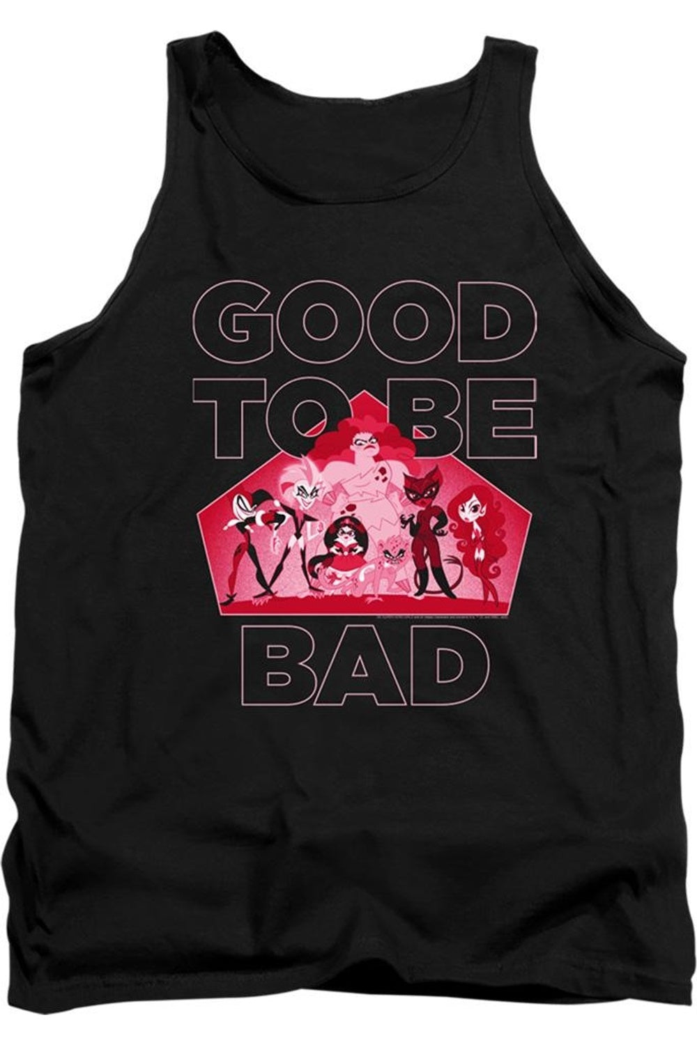 

DC Comics Superhero Girls Good To Be Bad Майка для взрослых Gildan, черный
