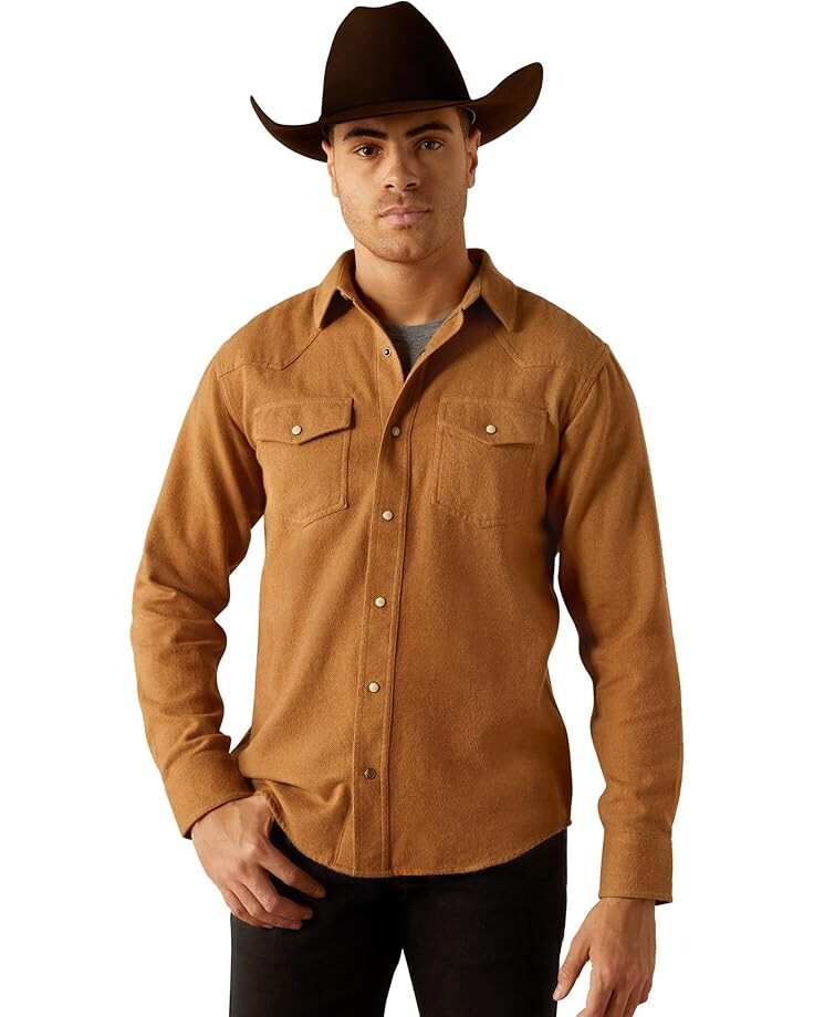 

Рубашка Ariat Hyde Retro Fit Shirt, цвет Pale Khaki