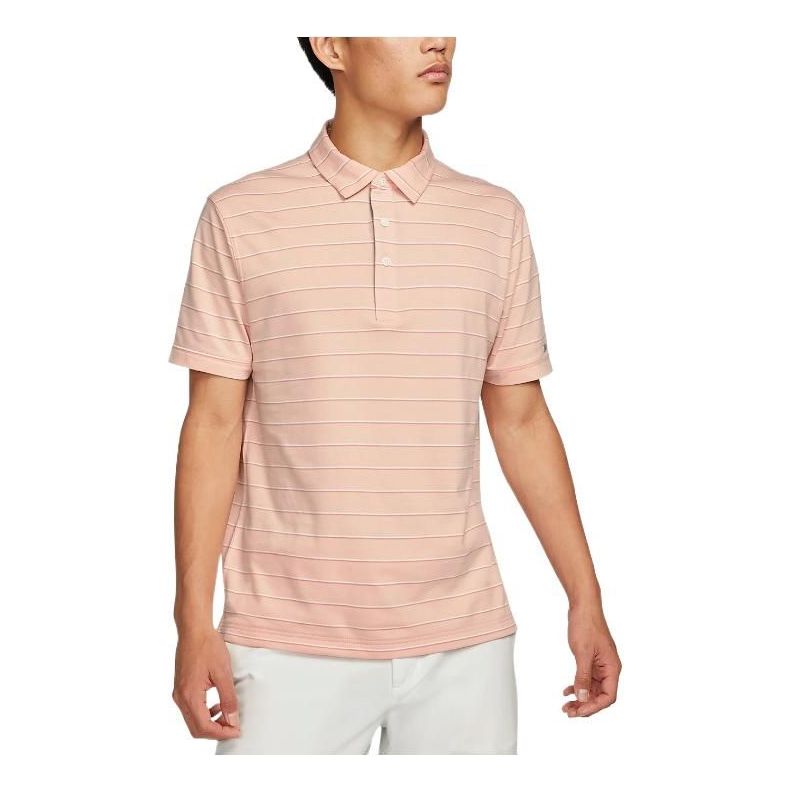 

Футболка Men's Nike Dri-FIT Stripe Breathable Lapel Short Sleeve Arctic Orange Polo Shirt DH0892-800