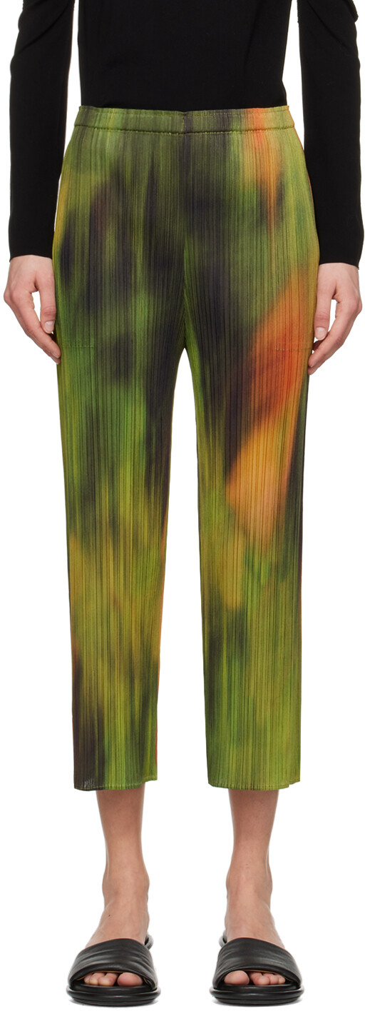

Разноцветная репа и брюки Pleats Please Issey Miyake