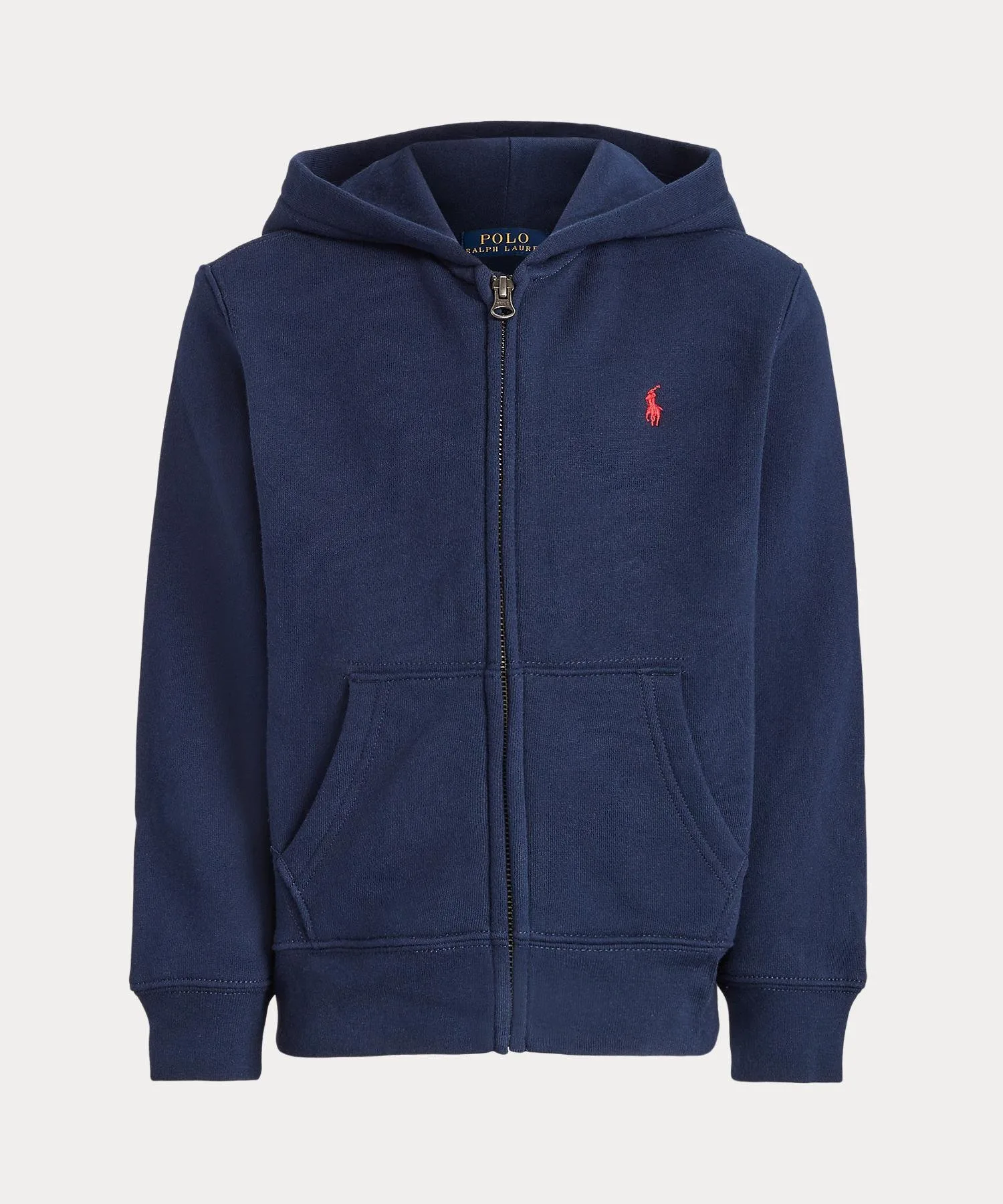 (Для мальчиков 2-7 лет) Толстовка с капюшоном из хлопкового флиса Polo Ralph Lauren, 400 Blue