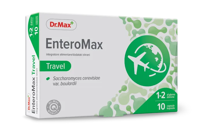 

EnteroMax Travel 10 капсул для здоровья кишечника Dr. Max